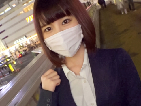 【就活女子の危険な誘惑】『ダメ…でも気持ちいい…』リクルートスーツの美尻娘をホテルに連れ込み！パンスト破いて直に責めると、敏感おマンコがビショビショに！濃厚セックスで理性崩壊！♡