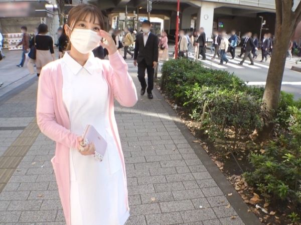 【休憩中のナースをゲット】お仕事中の看護師さんをホテルに誘ってストレス解消SEX！白衣の天使が乱れる姿に興奮MAX！制服姿から大胆な姿に豹変しちゃう！