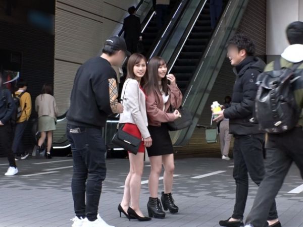 【街角ナンパ！スレンダーOLを即ホテル】『ダメ…でも気持ちいい…』無毛マ○コに生チンポをズボズボ！激ピストンで無責任に種付けされちゃう！美人OLの淫乱覚醒SEX♡